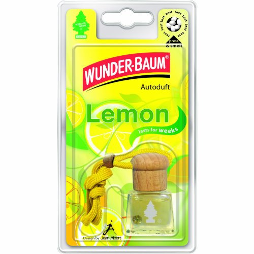 Wunder-Baum 461201/4 Lufterfrischer 4-er Set Duftflakon Lemon