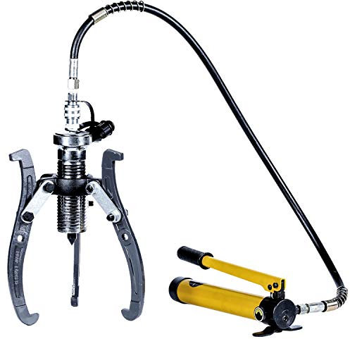 KATSU Estrattore Idraulico per Ingranaggi 5 Ton con Pompa Manuale, Split-Unit Puleggia Idraulica Manuale Estrattore Cuscinetto Mozzo Ruote Seperatore del Motore 450580