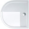 doporro Piatto Doccia 100x100x4cm in Acrilico Faro4W, Forma: Semicircolare, Bianco