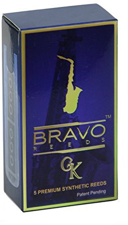 Bravo Synthetic Reeds for Alto Saxophone - Strength 2.5, Model BR-AS25