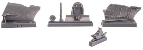 CMK 5118 Modellbauzubehör A6M5c Zero-Tail Cone Set 1/32 for Hasegawa Kits