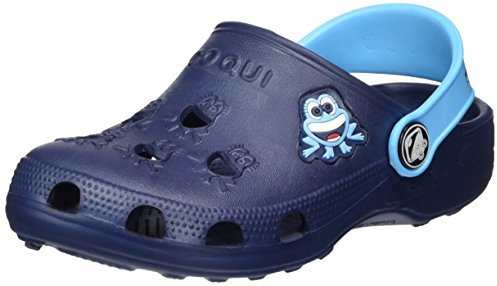 Coqui Kinder-Sandalen/-Clogs Kleiner Frosch, Jungen, marineblau/blau, 25-26