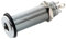 Musiclily Pro 1/4 Cylinder Clip End Pin Mono Panel Output Jack Socket for Electric Guitar Bass, Chrome