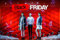 Vinilo Black Friday Escaparates Black Friday Rojo y Blanco | 200 cm de largo x 50 cm de alto | Vinilo Adhesivo | Decora tu escaparate | Pegatinas Adhesivas Escaparate | Vinilos para negocios