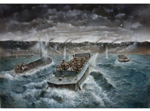Italeri Models Lcvp with U.S. Infantry D-Day Series Boat Model Building Kits