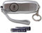Minder 130db Police Approved Personal Staff Panic Rape Attack Safety Security Keyring Alarm with Flashlight (With Spare Batteries, Silver)