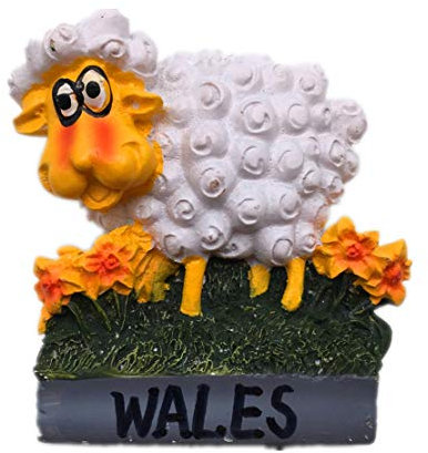 Sheep Wales UK Fridge Magnet Resin 3d City Trip Travel Souvenir Collection Sticker