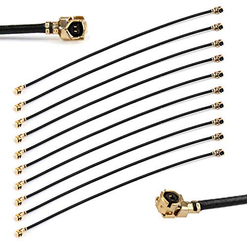 Oiyagai 10 Stück IPX Buchse zu IPX U.FL Buchse RF113 1,13mm IPEX1 Kabel Draht Pigtail - 20cm/7,8 Zoll, Ideal für Zuverlässige RF-Signalübertragung