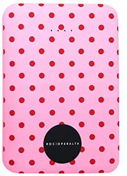 Rocio Peralta- Batería Externa portátil para móvil. Powerbank 5.000 mAh.Entre 1 y 3 cargas. 2 conexiones USB