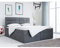 MKS MEBLE Boxspringbett 180x200 mit Matratze, Bett mit Multipocket - Matratze H3 und Topper, Polsterbett 180x200 mit Bettkasten und Kopfteil, ERNI - Dunkelgrau Velvet