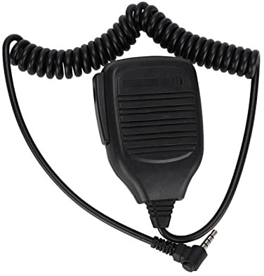 Altoparlante microfono, microfono a mano, altoparlante microfono radio bidirezionale, accessori walkie talkie, microfono altoparlante microfono portatile UV3R adatto per walkie talkie radio bidirezion