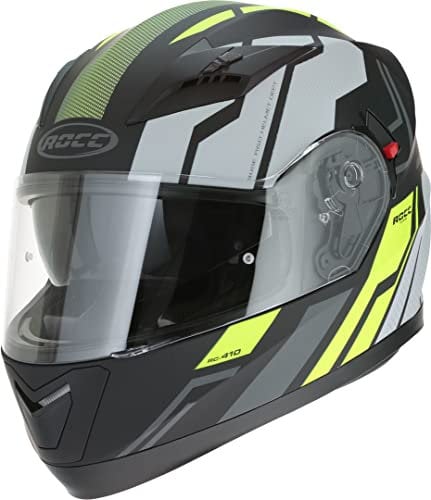 ROCC 416 Helm (Black Matt/Yellow,M (57/58))