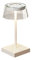 Konstsmide Designer-Tischleuchte Scilla | weiß | Indoor/Outdoor | USB/Akku | 7816-250, 11 cm (L)/11 cm (B)/27 cm (H)