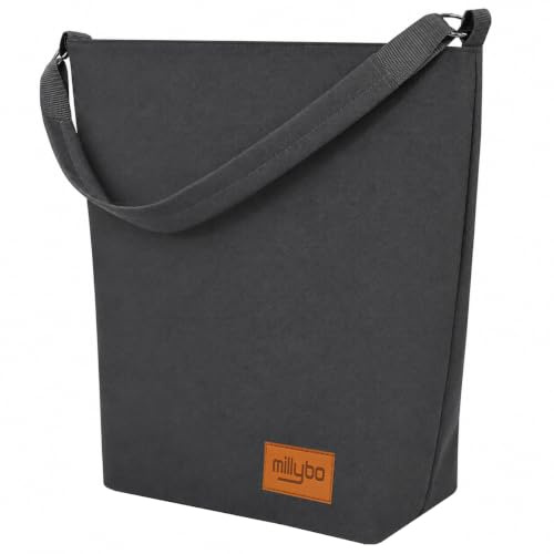 millybo Shopper Bag Fahrradtasche Gepäckträger Fahrrad Tasche Damen wasserabweisend Einkaufstasche Gepäckträgertasche