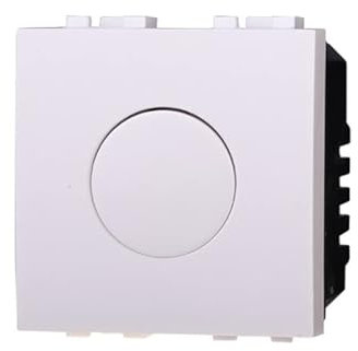MODULI PRESE INTERRUTTORI SHUCKO PULSANTI TV DIMMER COMPATIBILE SERIE LIVING BIANCHI - ETTROIT (INT. TEMPORIZZATO)