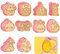 Moule à Biscuits de Pâques,10 Pcs/Set Emporte Piece Lapin,Emporte-pièces 3D, Ensemble de Emporte,Coupe-Biscuit Animal en Plastique pour Moule à Gâteau Biscuit,Cadeaux pour Enfants