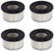 KLKNE 4 filtri aria ED2175306S, ricambio per auto per Lombardini 15LD440B1 15LD225 15LD350 15LD400