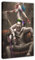 SORECI Joker und Harley Quinn Leinwand-Poster, Wandkunst, Dekordruck, Bild Gemälde für Wohnzimmer, Schlafzimmer, Dekoration, Rahmen-Stil, 20 x 30 cm