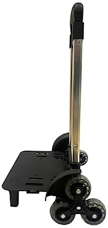 Chariot à dos pliable en alliage d'aluminium à 6 roues - Chariot de voyage pour étudiant - Chariot à main pour étudiant - Chariot de voyage durable à 6 roues pour sac d'école