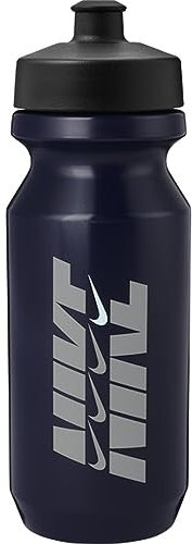 Nike Big Mouth Bottle 2.0 22oz Graphic in colore viola/nero/grigio fumo, capacità: 650 ml, N.000.0043.503.22