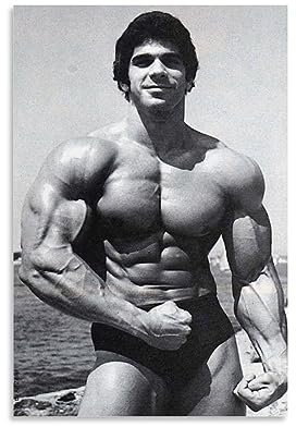 Fitness-Workout-Poster, Lou Ferrigno, Bodybuilder-Poster, Leinwand, Wandkunstdrucke für Wanddekoration, Raumdekoration, Schlafzimmer-Dekor, Geschenke, Poster, 40 x 60 cm, ungerahmt, 1 Stück