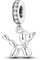 NARMO Charms für Armbänder 925 Sterling Silber Tier Ballon Hund Anhänger Nette Pudel Charms Bead Dangle Anhänger