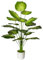 AIVORIUY Plante Artificielle Intérieur Faux Plantes en Pot Plastique avec 18 Tropical Palmier Arbre Feuilles pour Extérieur Maison Bureau Jardin Décoration Moderne (75cm Jaune Paume)