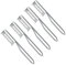 Fackelmann | Universaler Sparschäler/Pendelschäler 5er Set | Edelstahl/Chrom | ideal für Spargel, Obst und Gemüse