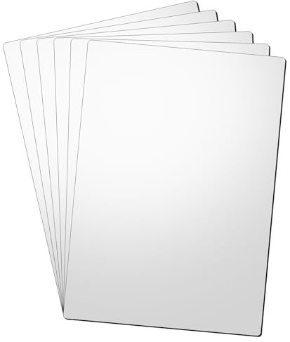 LLPT Carta Magnetica Stampabile 6 Fogli Pellicola Magnetica per Frigorifero con Carta Magnetica Opaca per Stampante a Getto d'inchiostro per Foto Cartelli Artigianali 15 cm x 21 cm (MSP598306YG)