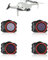 RCGEEK ND-Filter-Set für DJI Mavic – 4K, Mini 2, SE Zubehör, 4 Stück Gimbal Cam Objektivfilter – ND4, ND8, ND16, ND32