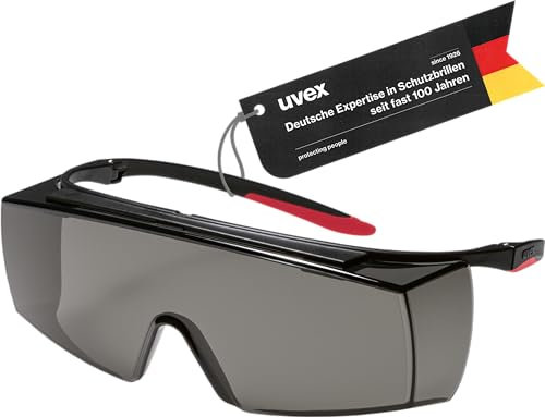 Uvex super f OTG 9169 - Überbrille für Brillenträger - Schutzbrille vor Infrarot, UV, Schweißen - Augenschutz für HPL/IPL-Haarentfernung - metallfrei, Anti-Beschlag & kratzfest 14% (IR-ex 3)