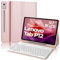SENGBIRCH Cover con Tastiera per Lenovo Tab P12 12,7, Custodia per Lenovo Tab P12 2023 con Tastiera, Italiana Tastiera per Lenovo Tablet, Tastiera Bluetooth Wireless, Leggero e Portatile, Rosa