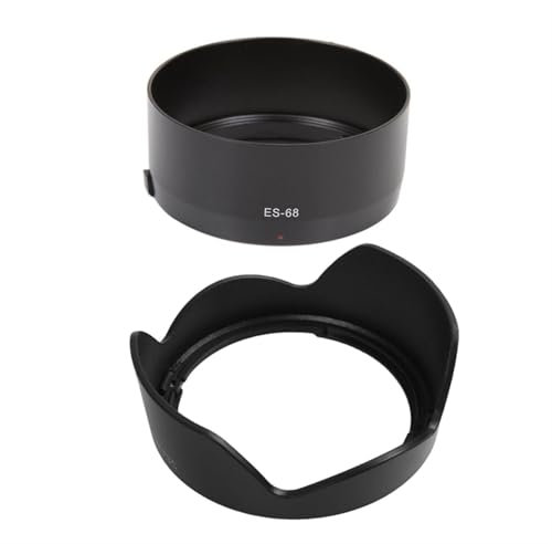 TH1000XUE Gegenlichtblende mit Bajonettanschluss for Canon EF 50 mm F1.8 STM (Ersatz for Es-68) und EF-S 10–18 mm F/4,5–5,6 is STM, schwarz