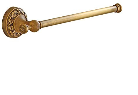 VBPBHFFNMW 29.5 * 6.2 cm Barre asciugamani singoli for bagno for doccia Vintage in ottone monouso Type Asciugamano Asciugamano Asciugamani in metallo Solido portasciugamani