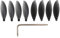 Drohnen Ersatzblatt Zubehör Ersatz 4 Pairs Propeller Wichtigsten Requisiten CW CCW für Pa&rr&ot für An&af&i Quadcopter Drohnen Dropship