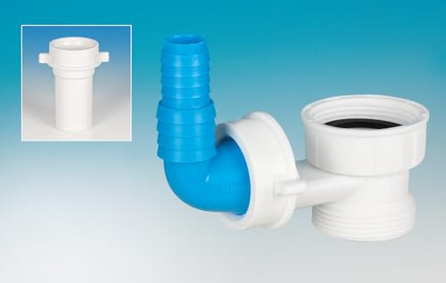 Glu-Glu Stop Domestico Tee Anti-Rumore Con Prolunga Per Silenziare Scarico Lavastoviglie /Lavatrice
