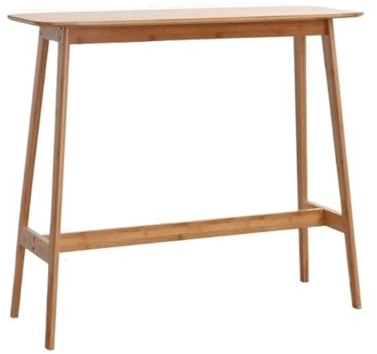 XXAD553TY Thekenbar Moderner, hoher Tischbein-Langer Tisch mit schmalem Bein, einfacher Balkon-Freizeit-Stehtisch aus Holz Bistrotisch(Mittel)