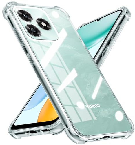 LYJERRY AIRBAG Case for HONOR X5c Plus Phone Case Protector, TPU Shockproof Cover, Soft, Slim Fit, Anti-Scratch Protection, Clear