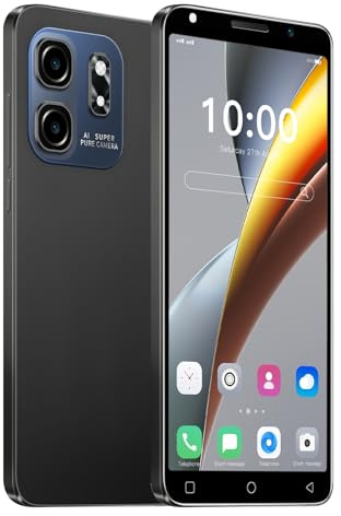FirstPrz 5.0-inch HD Display Smartphone, 16GB ROM/Expandable up to 128GB,Dual SIM Dual Camera,Android 9.0,Wifi,Bluetooth,FM,GPS Mobile Phone (Black)