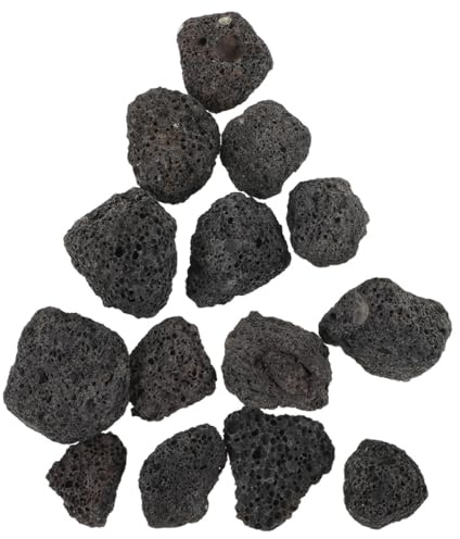 MINAOLULUS Natürliche Vulkansteine Aquarium Lavasteine 100g für Pflanzentöpfe und Landschaftsgestaltung im Außenbereich