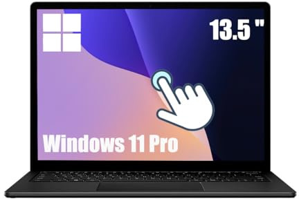 Microsoft Surface Laptop 3 con Touch Screen Portatile, 13,5 (2256 x 1504), Intel Core i5-1035G7, 8 GB di RAM, 256 GB di SSD, Tastiera QWERTZ, Windows 11 Pro (ricondizionato)