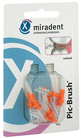 PIC BRUSH Interdentalb.Ersatzb.3-5 mm kon.orange 12 St