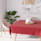 Soleil d'ocre Tischdecke mit Fleckschutz quadratisch 180x180 cm ALIX rot