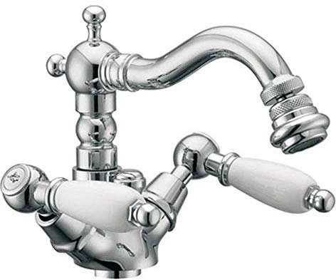 Huber MONOFORO BIDET CON BOCCA ANTICA ARMONY CLASSIC - Cromo