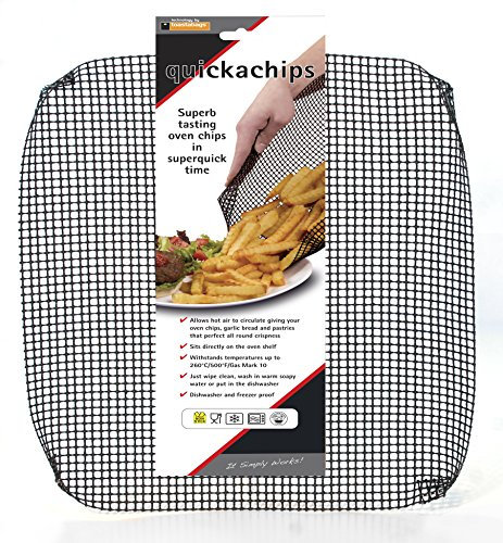 Toastabags Quickachips tray black 36 cm, Acrylic, X-Large, Pack of 2