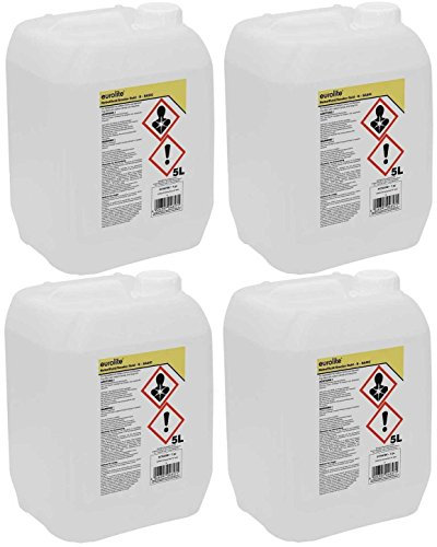 4x 5 L = 20 L Eurolite Smoke Nebel-Fluid, B (Basic) Nebelfluid für Nebelmaschine