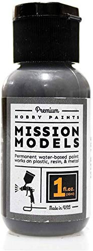 MISSION MODELS MMP-105 Worn Black Grey Tires / Camo Acrylic Paint 1 oz (30ml)