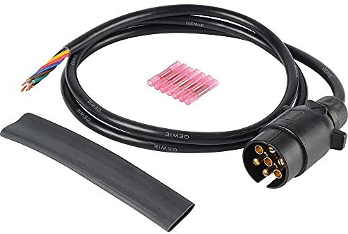 Herth+Buss 51305532 Kabelreparatursatz, Anhängerstecker mit Schrumpf-Quetschverbinder, mit Wärmeschrumpfschlauch, mit Leitung