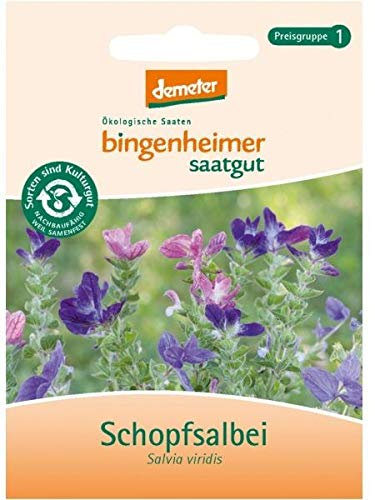 Bingenheimer Schopfsalbei, Bio, 1 Portiostüte 0,40 g -reicht für ca. 120 Pflanzen