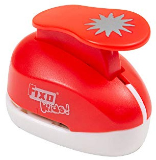 Fester Locher mit Formen, Sol, 2,5 cm, rot, mittel